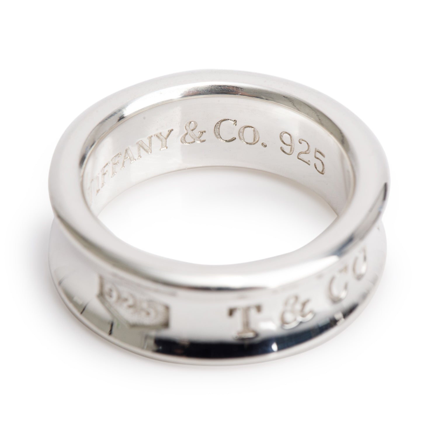 Tiffany & Co. Sterling Silver 1837 Ring, Size 4.75