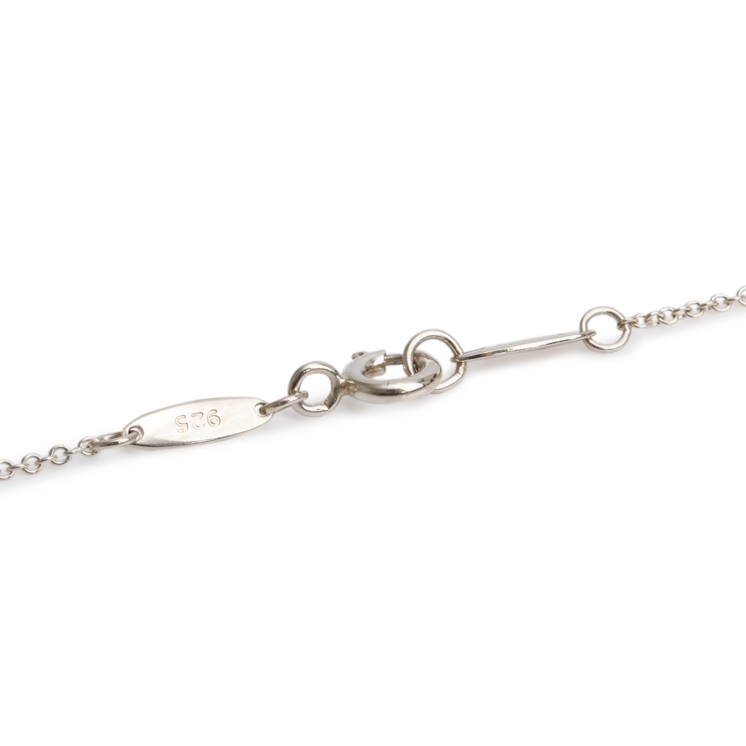 Tiffany & Co. Elsa Peretti Sterling Silver Teardrop Pendant Necklace