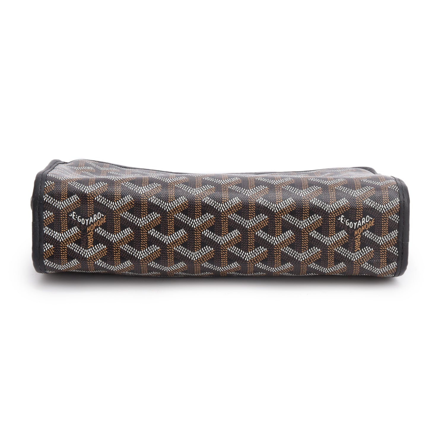 Goyard 2024 Black Goyardine Jouvence MM Toiletry Pouch