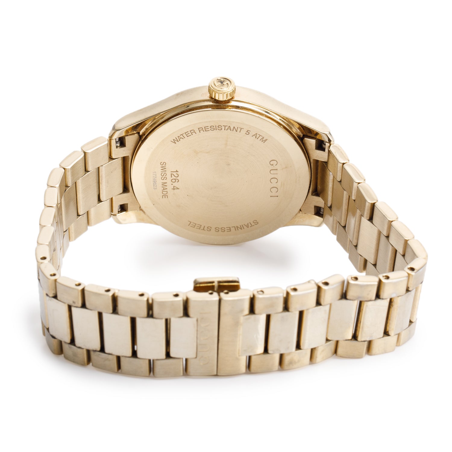 Gucci Yellow-Gold Plated Stainless Steel G-Timeless 38 MM Quartz Watch