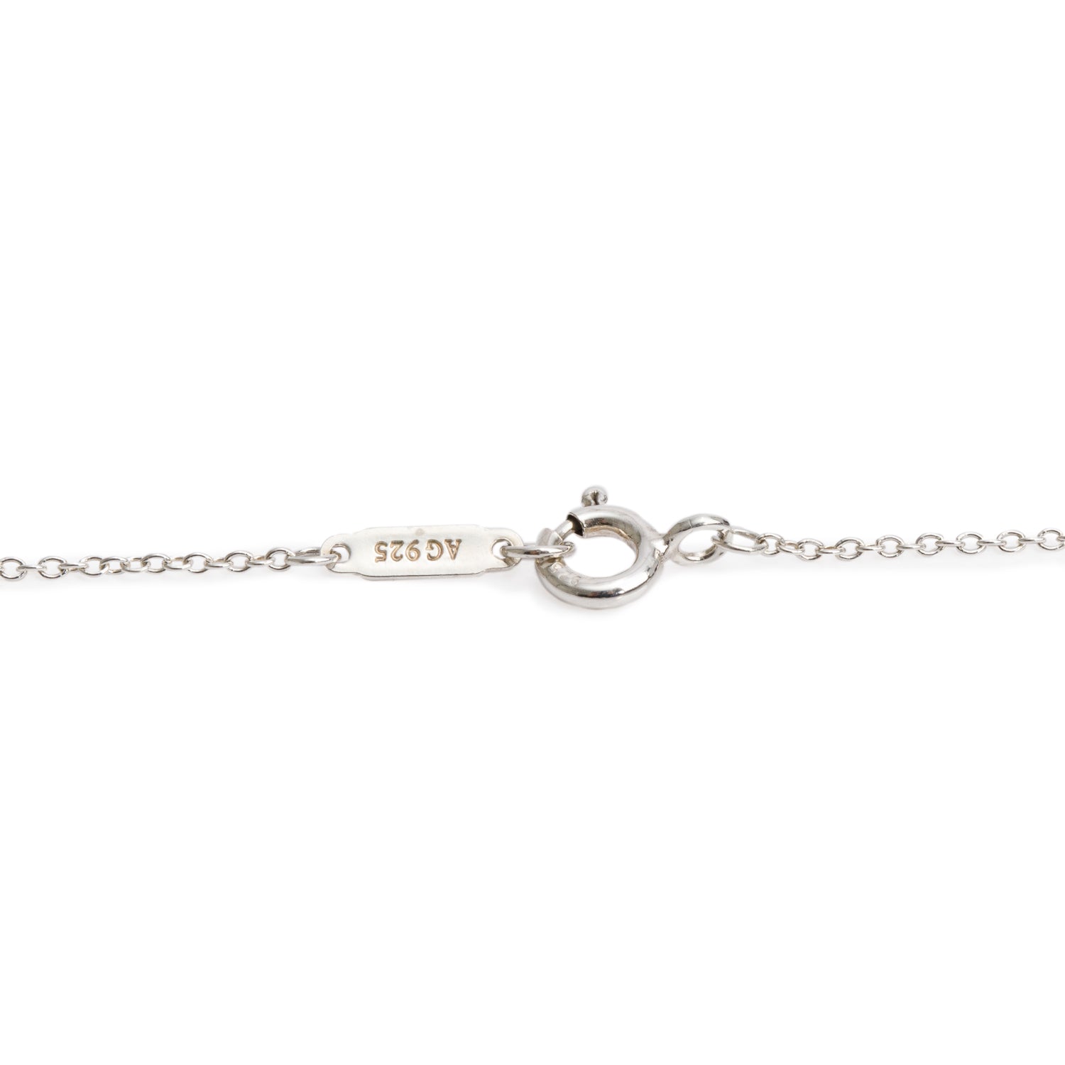 Tiffany & Co. Sterling Silver Small 1837 Interlocking Circles Pendant Necklace