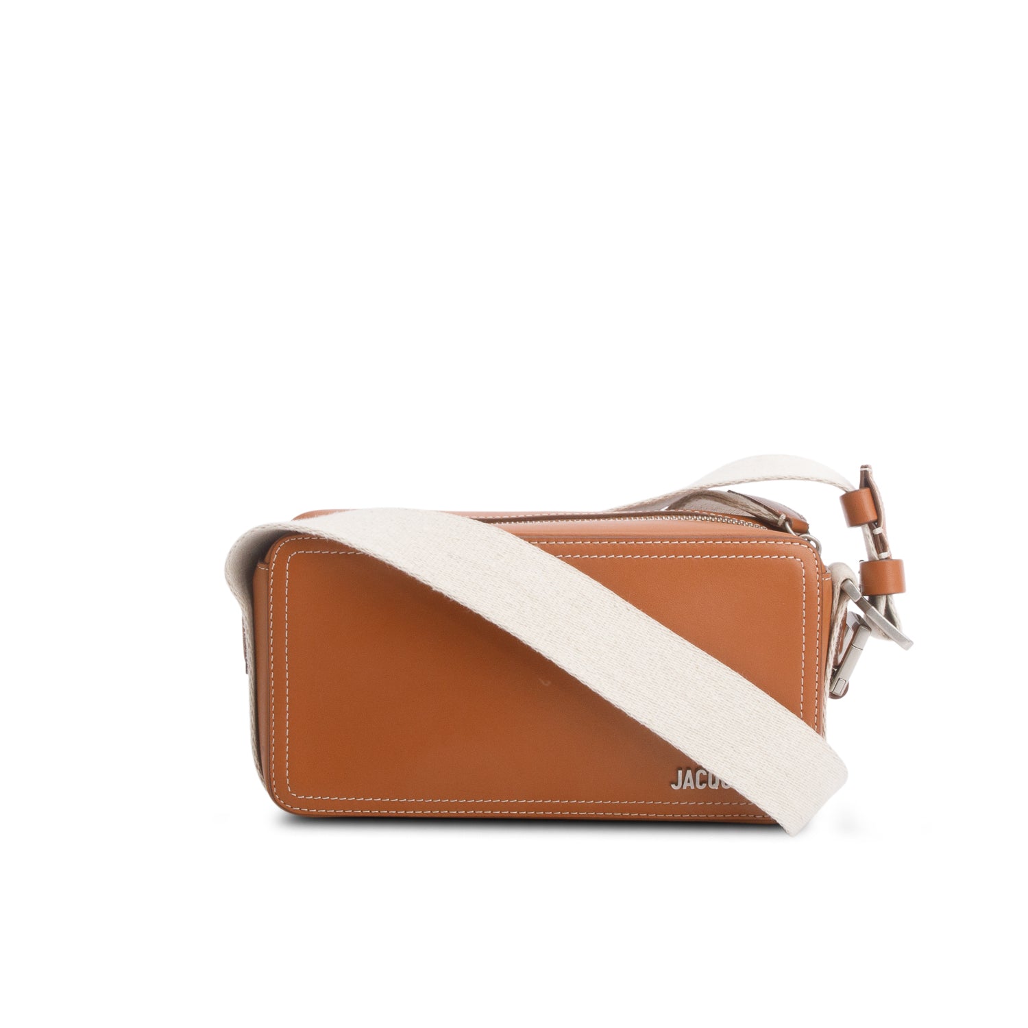 Jacquemus Brown Smooth Leather The Horizontal Cuerda Utility Bag