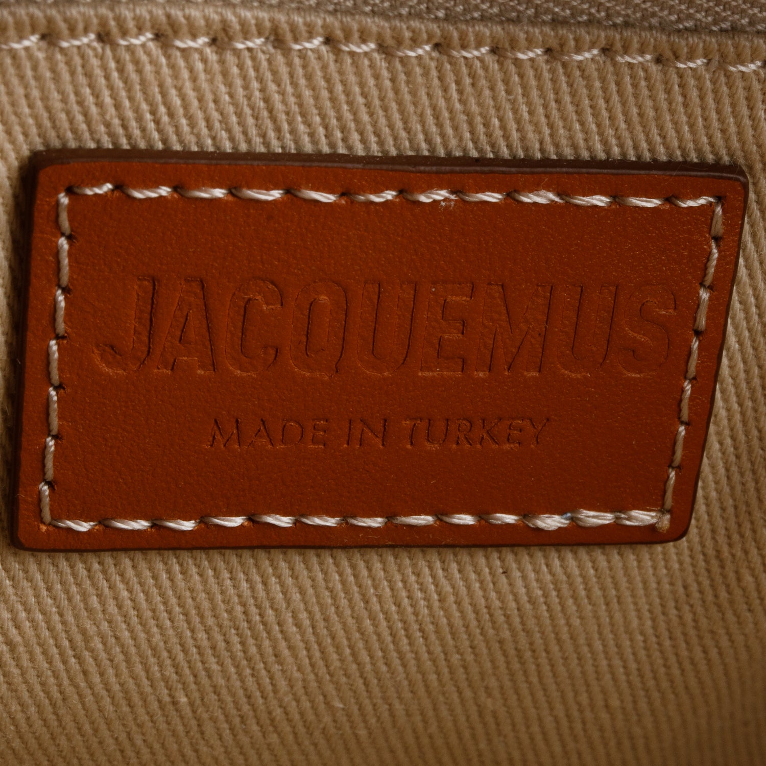 Jacquemus Brown Smooth Leather The Horizontal Cuerda Utility Bag