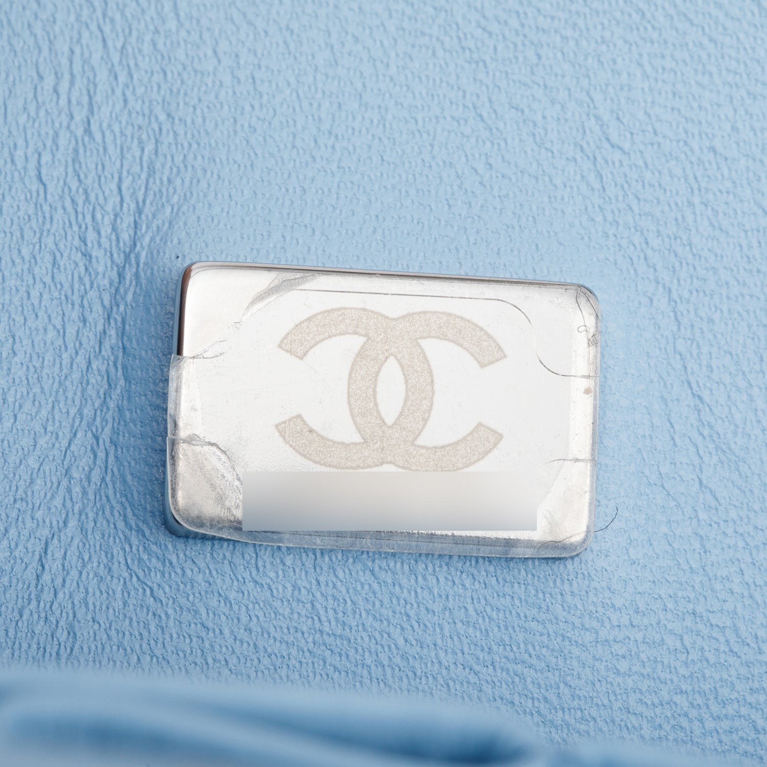 Chanel Blue Denim Quilted Small Double Flap Bag w/ Box