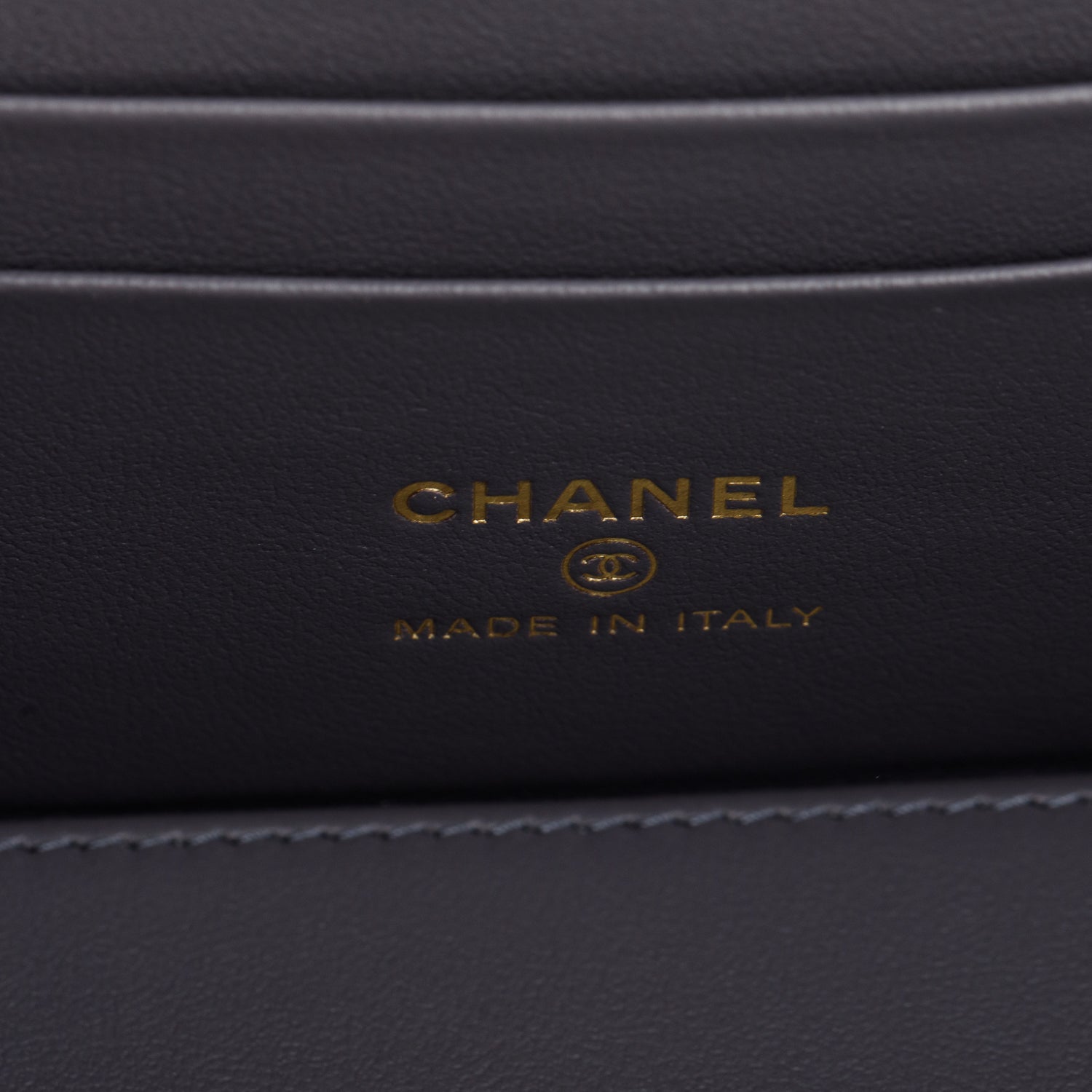 Chanel 2025 Grey Caviar Top Handle Long Vanity w/ Box & Receipt