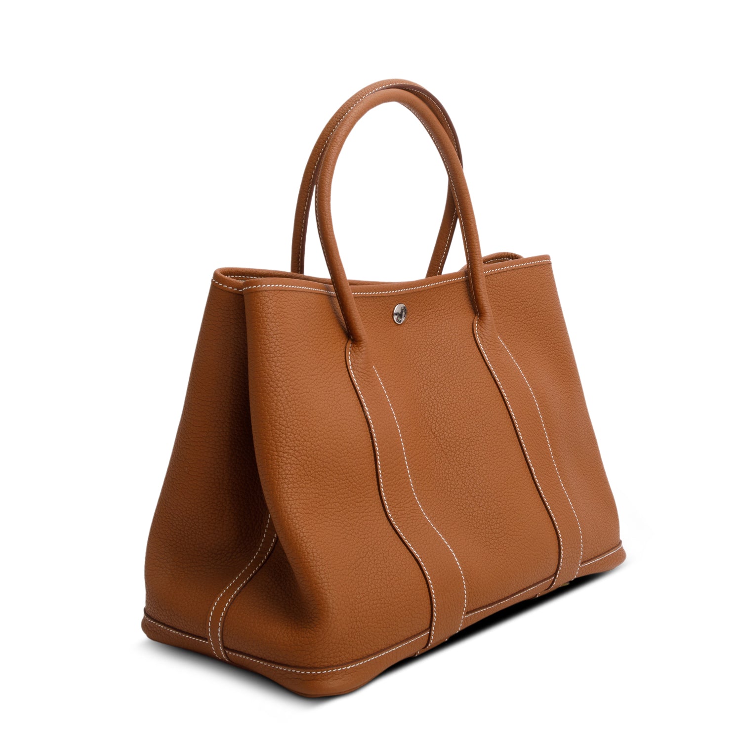 Hermes 2022 Gold Negonda Leather Garden Party 36 w/ Box