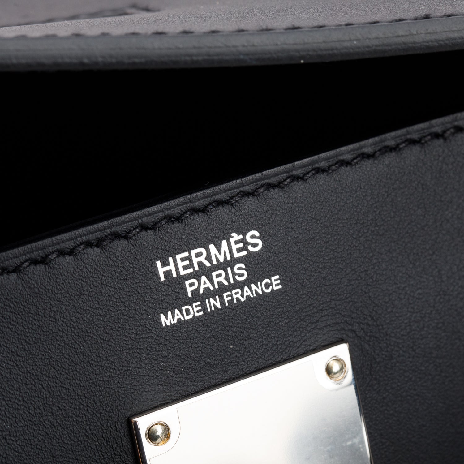 Hermes 2025 Noir Woolycot Canvas Swift Calfskin Hac a Dos GM w/ Box