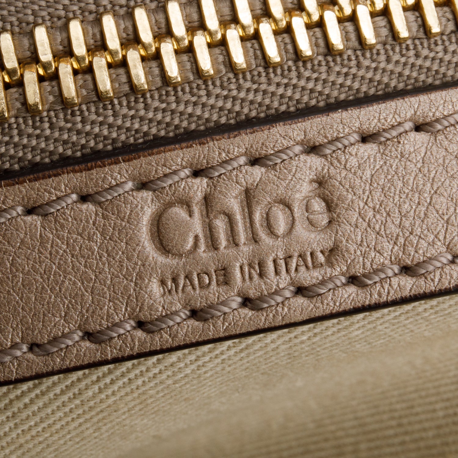 Chloe Blue Distressed Leather Bay Handbag