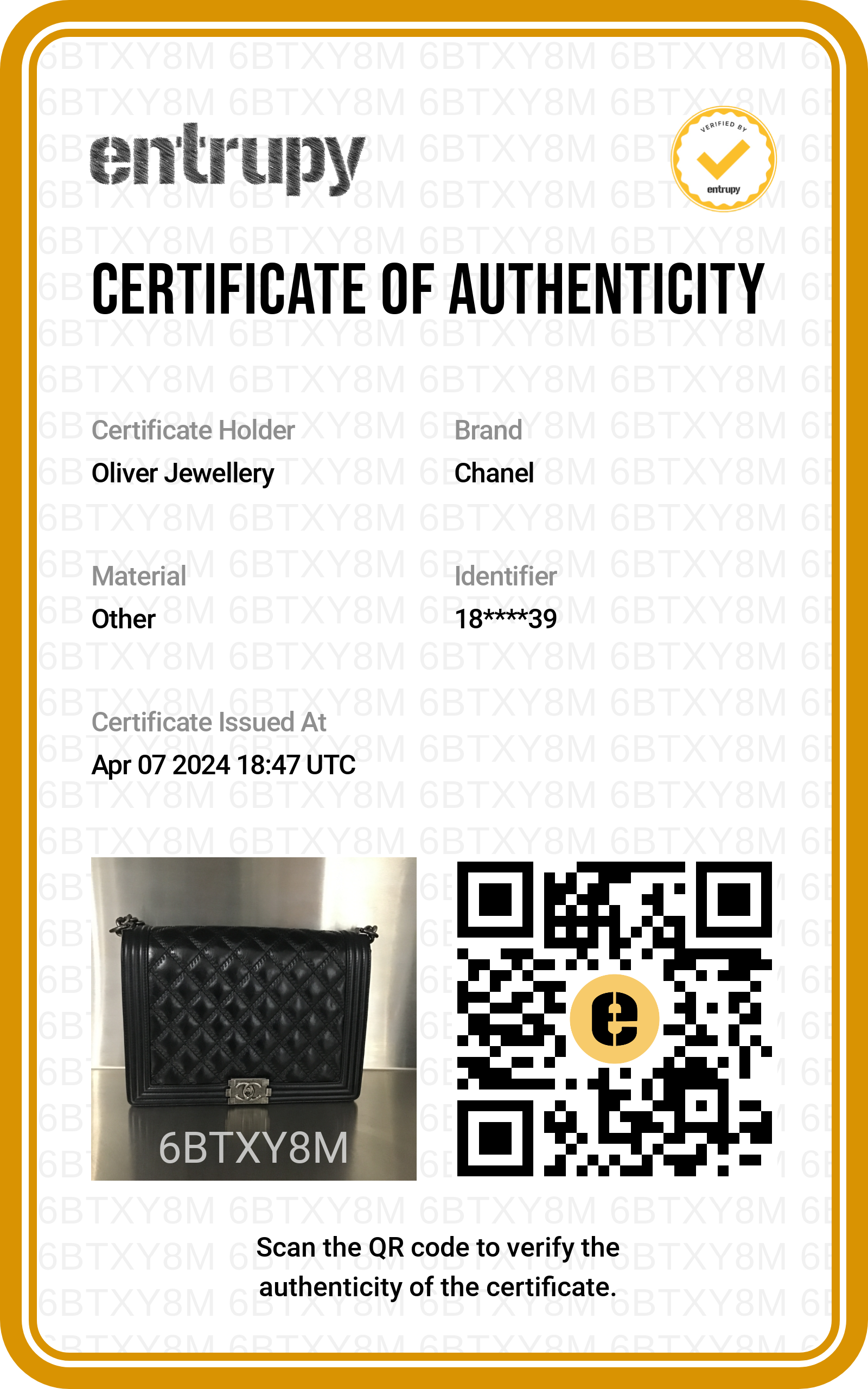 Chanel Black Quilted Aged Calfskin XL Boy Bag w/ Authenticity Card