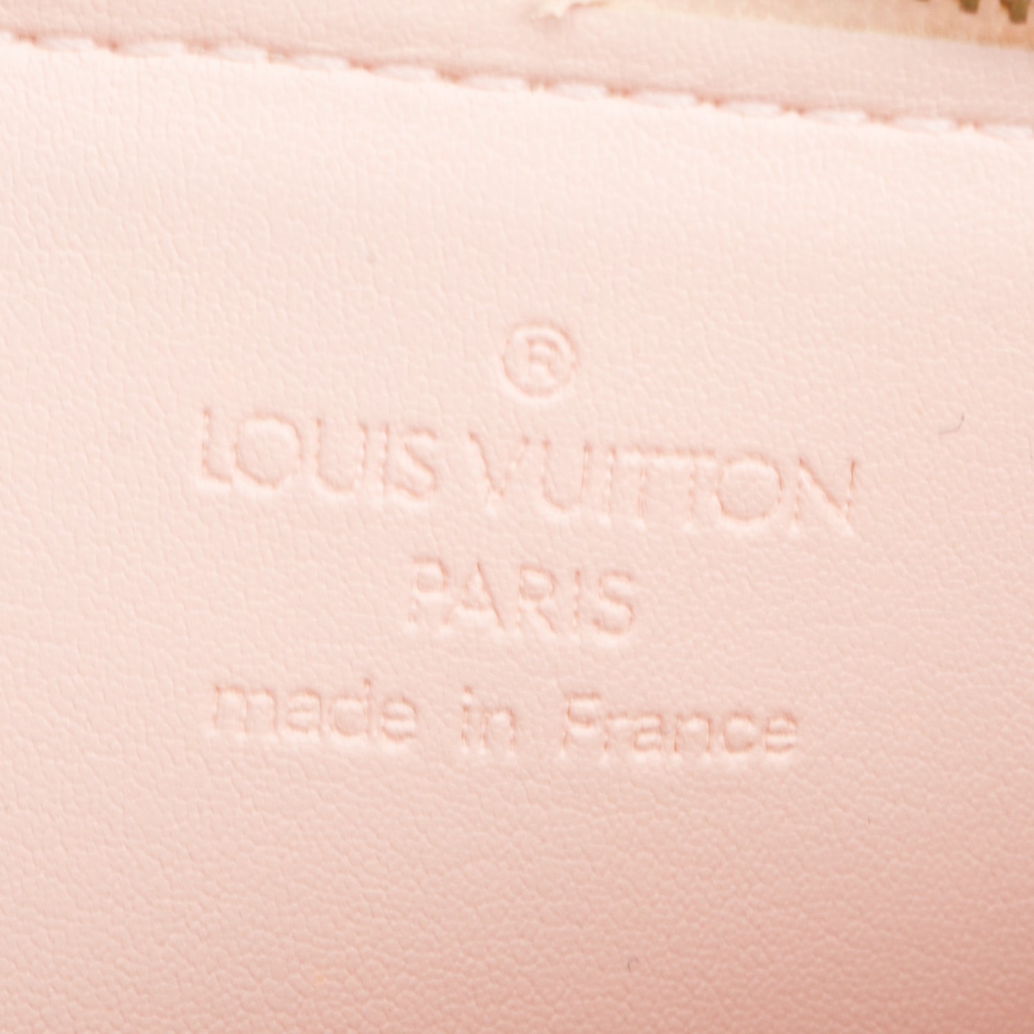 Louis Vuitton Yellow Vernis Lexington Pochette w/ Box