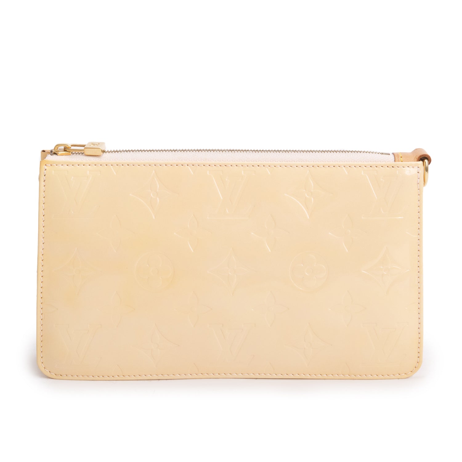 Louis Vuitton Yellow Vernis Lexington Pochette w/ Box