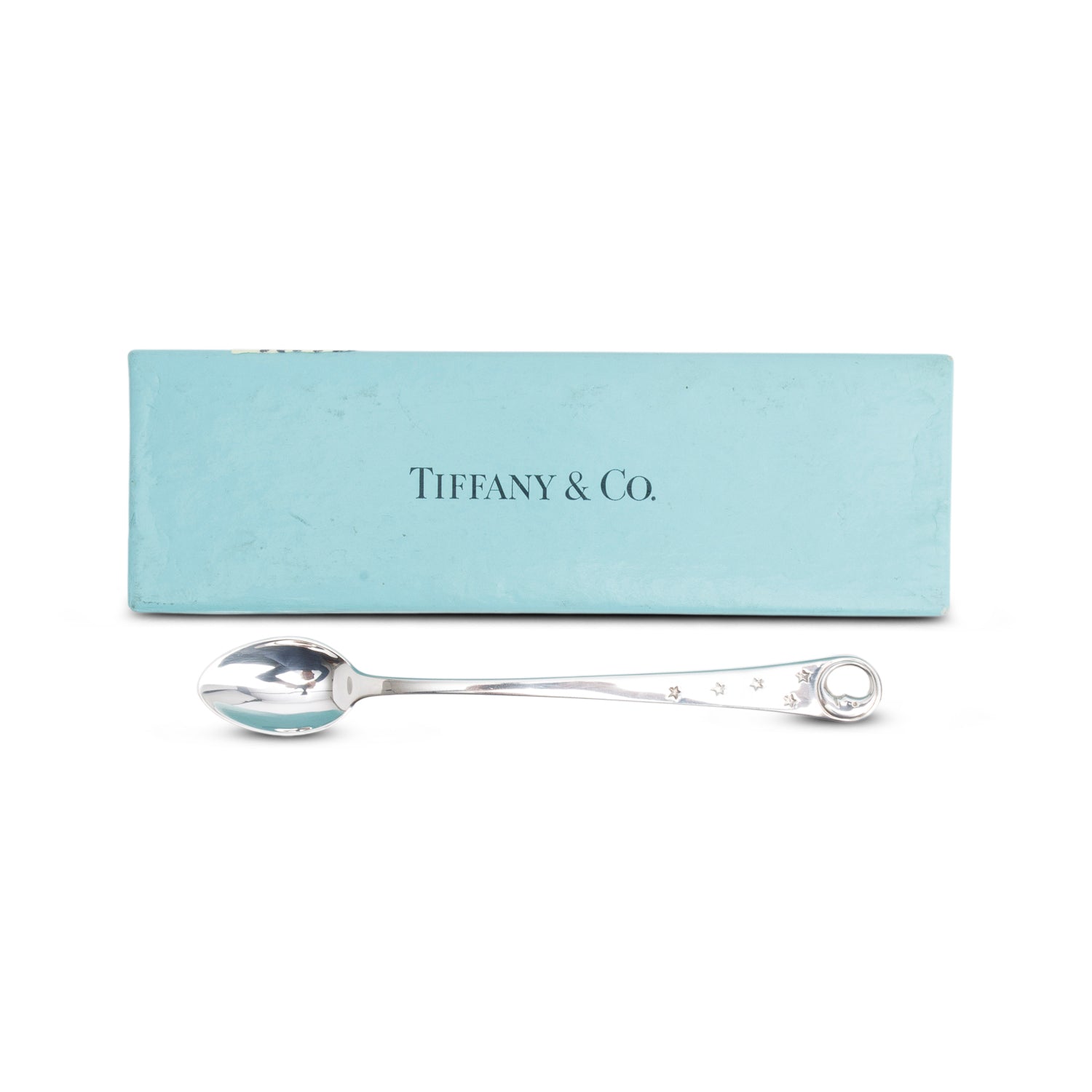 Tiffany & Co. Sterling Silver Man in The Moon Feeding Spoon w/ Box