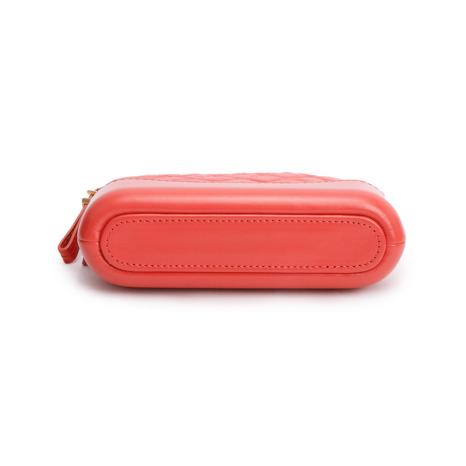 Chanel Pink Aged Calfskin Quilted Gabrielle Clutch on Chain w/ Authenticity Card