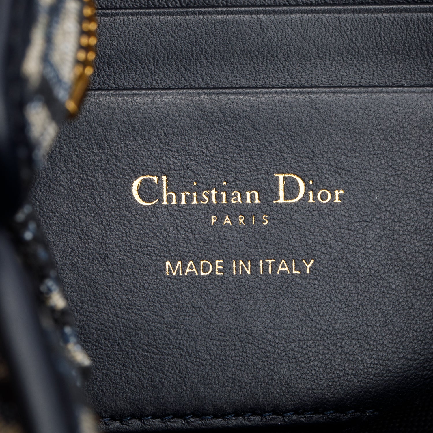 Christian Dior 2022 Blue Dior Oblique Jacquard Dea 30 Montaigne Pouch w/ Strap