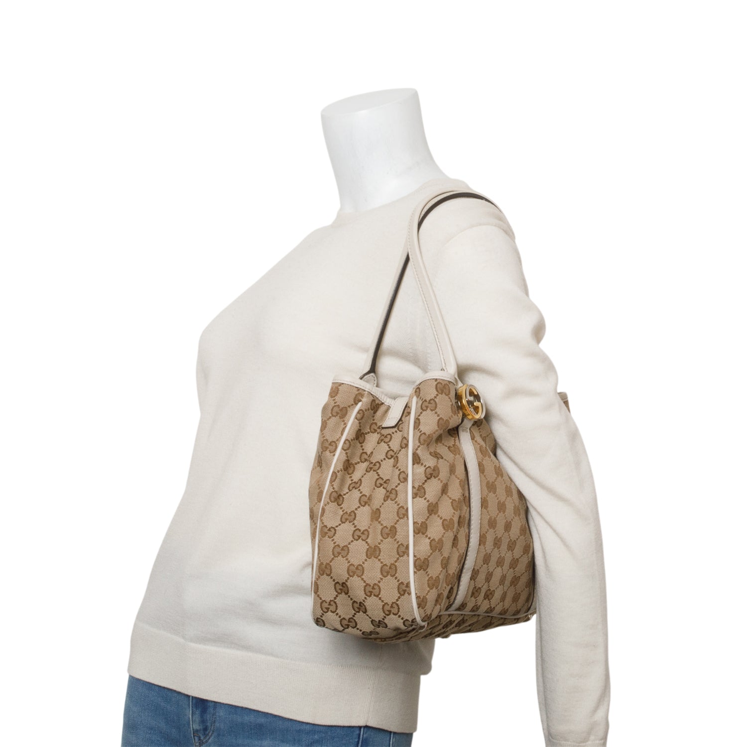 Gucci Monogram GG Twins Medium Tote