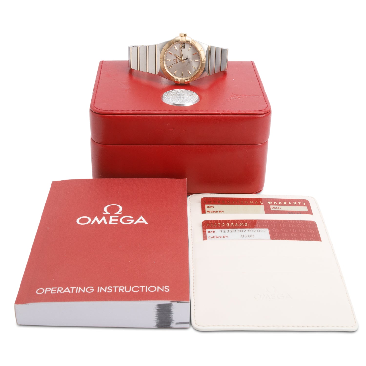 Omega Stainless Steel & 18k Yellow Gold Constellation 39 MM Automatic Watch w/ Box & Papers