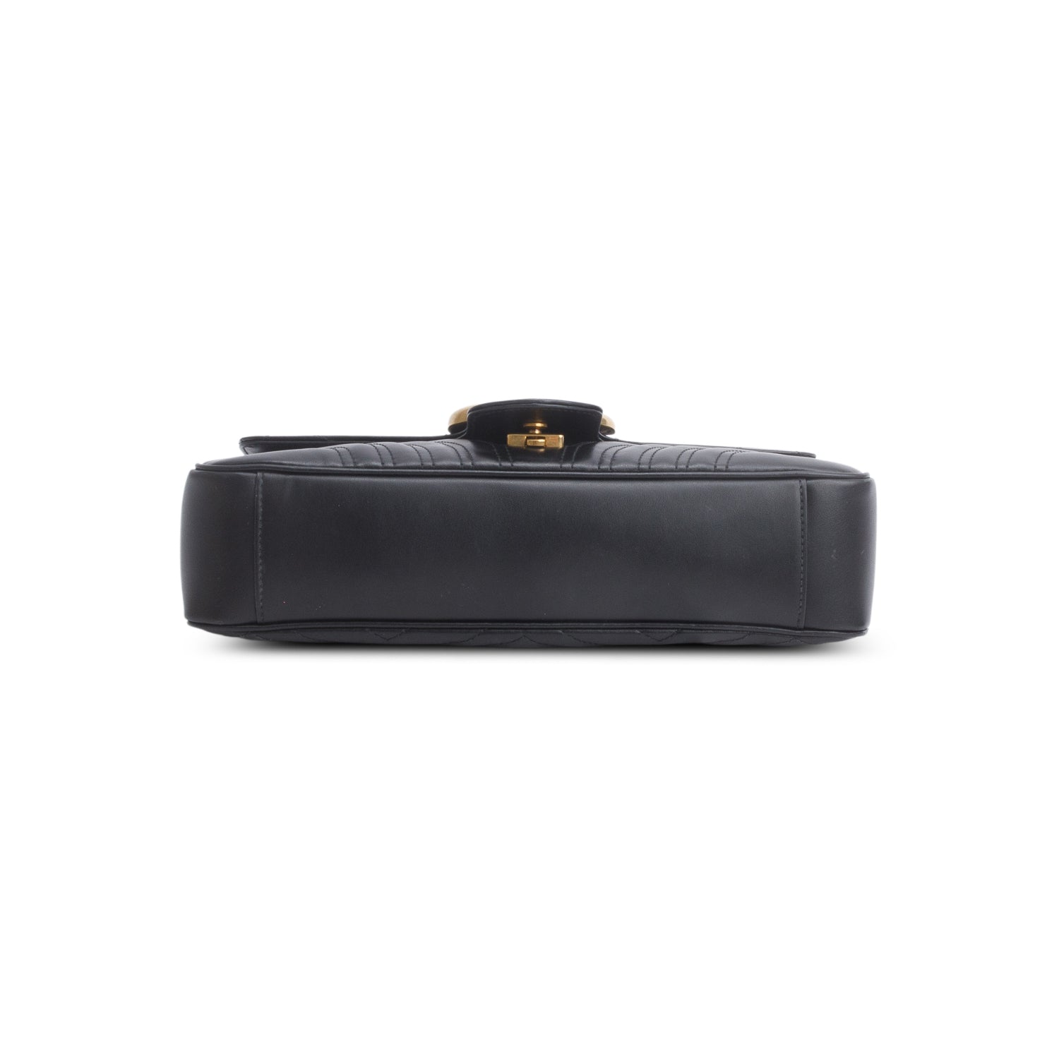 Gucci Black GG Marmont Matelasse Medium Shoulder Bag