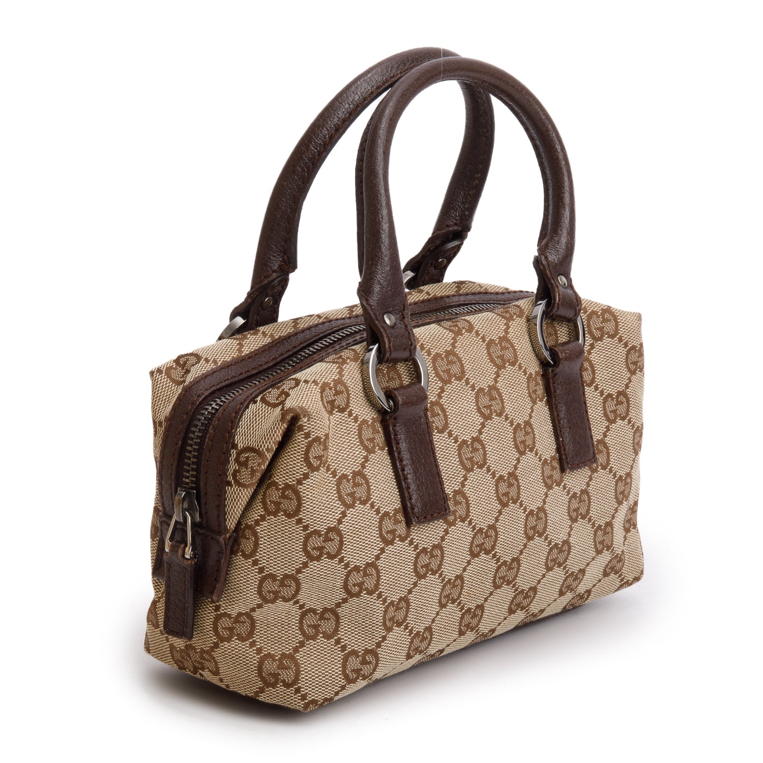 Gucci GG Supreme Monogram Mini Boston Bag