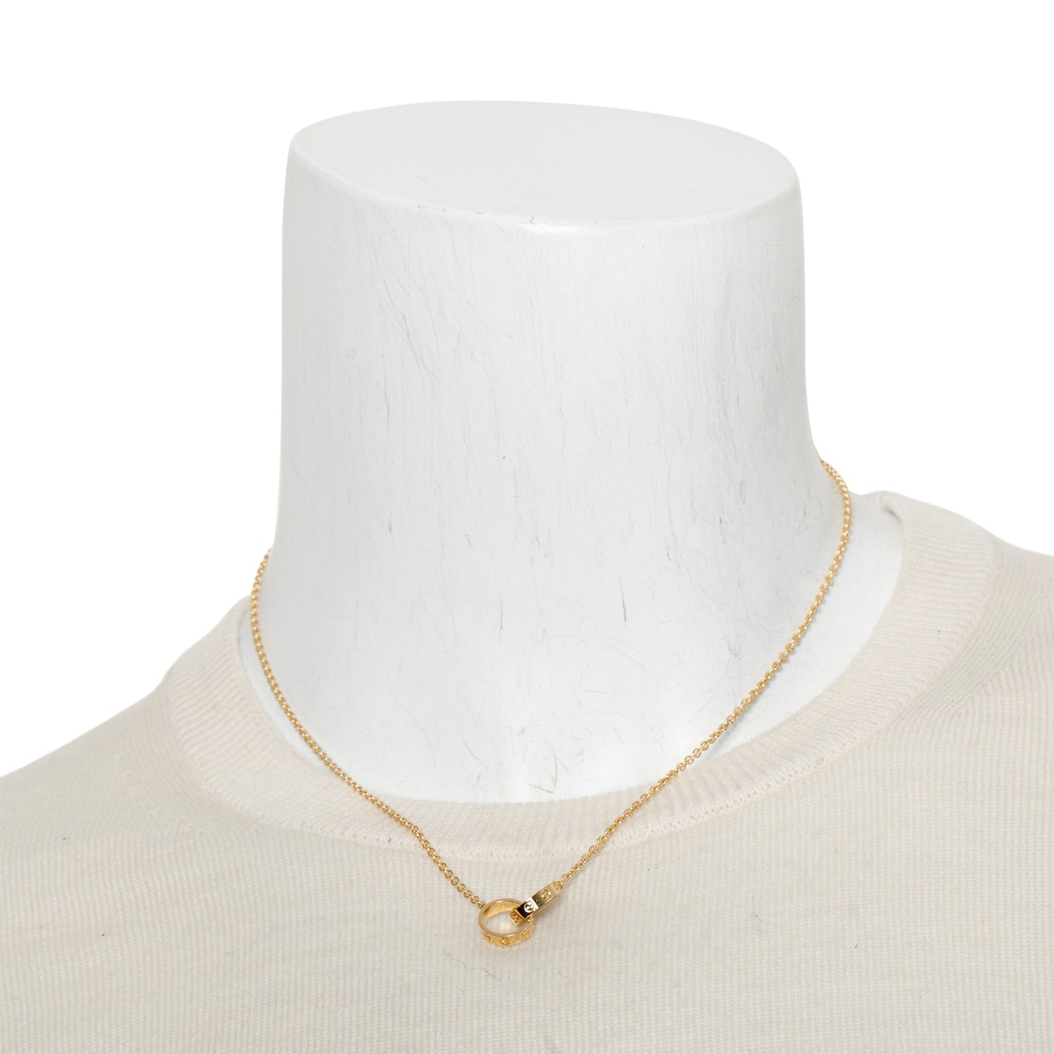 Cartier 2024 18k Yellow Gold Love Necklace w/ Box & Certificate