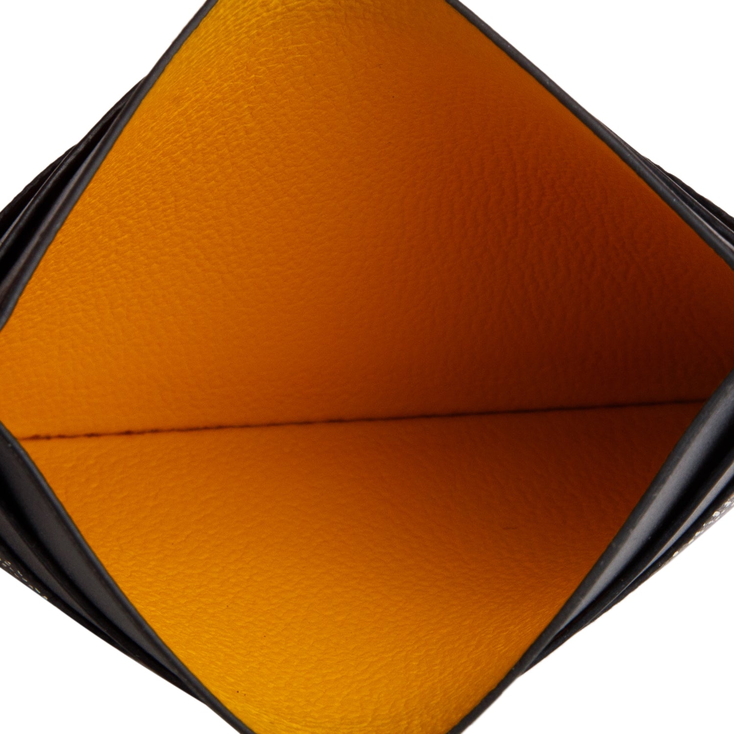 Goyard Black Leather & Coated Canvas Saint Sulpice Card Holder