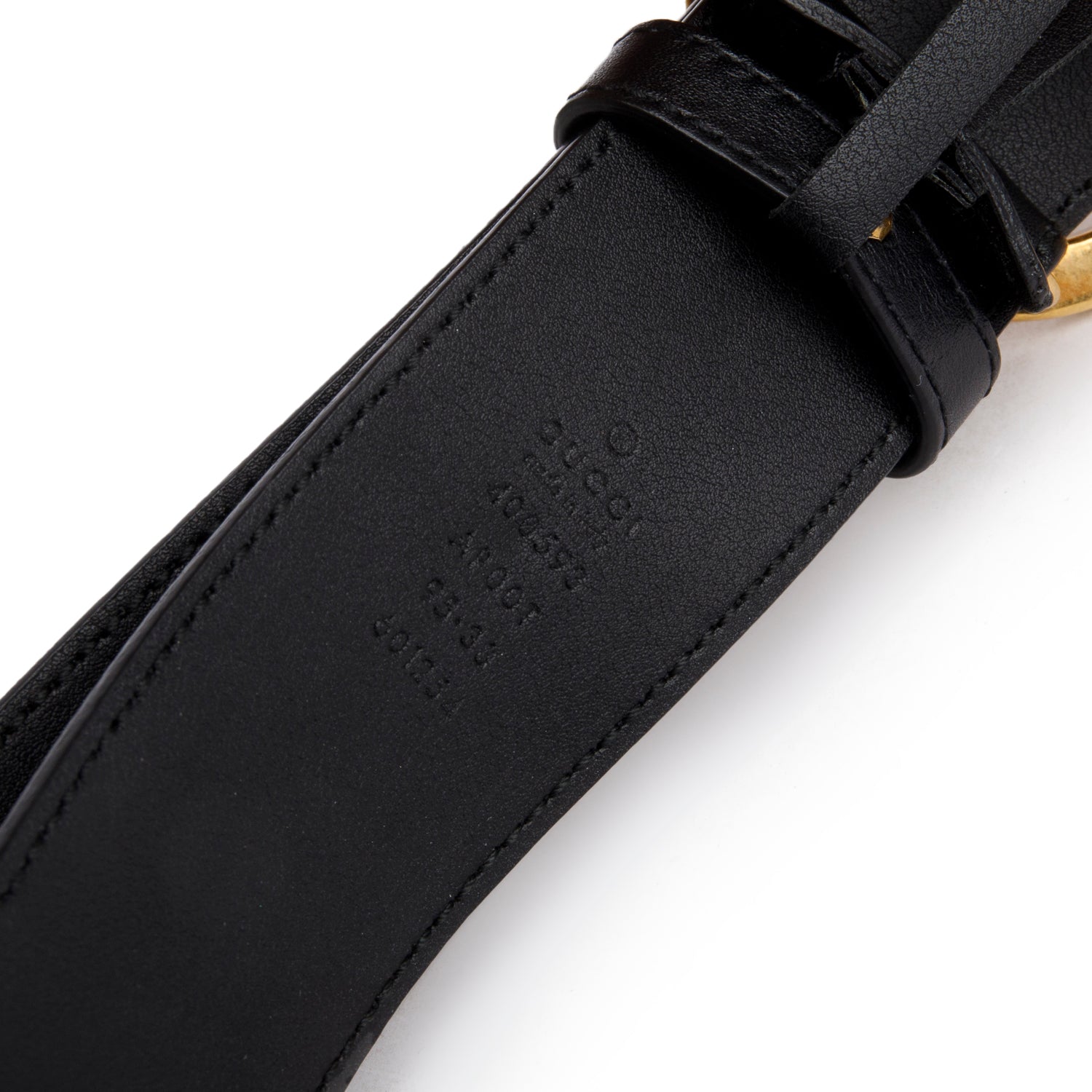 Gucci Black GG Marmont Wide Leather Belt 95 38