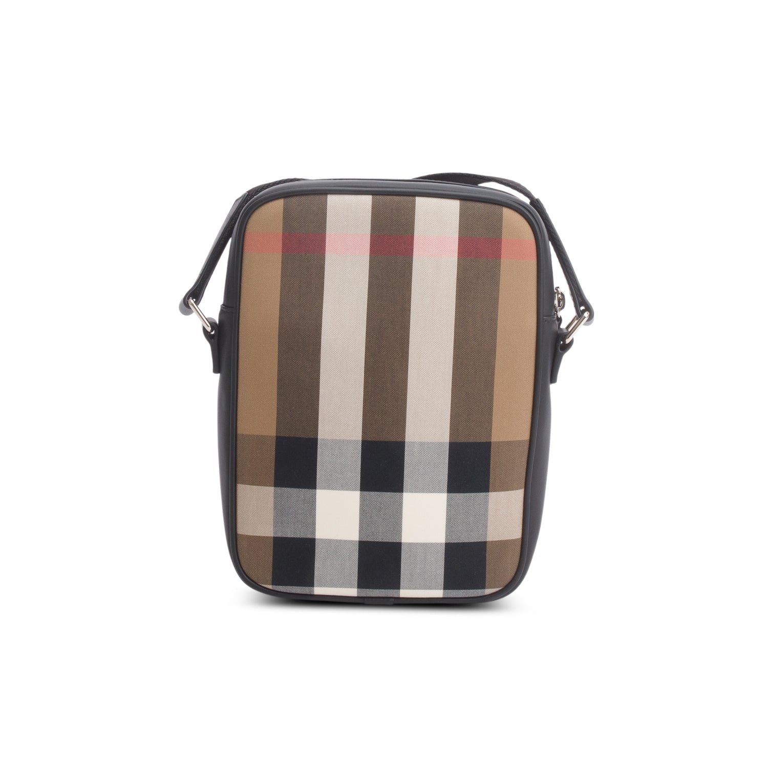 Burberry Brown Canvas Super Exploded Check Vertical Paddy Camera Bag
