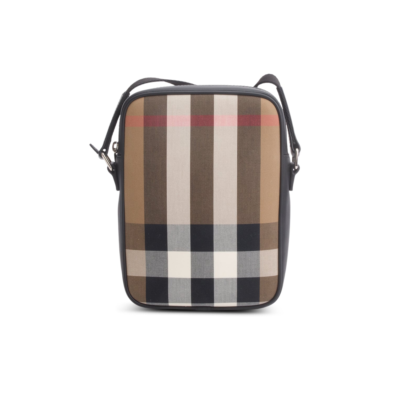 Burberry Brown Canvas Super Exploded Check Vertical Paddy Camera Bag