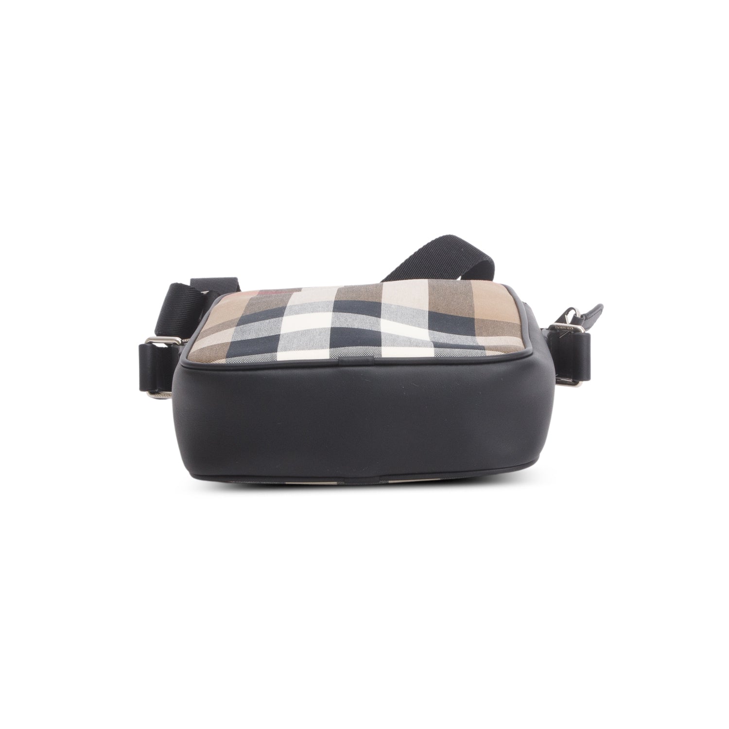 Burberry Brown Canvas Super Exploded Check Vertical Paddy Camera Bag