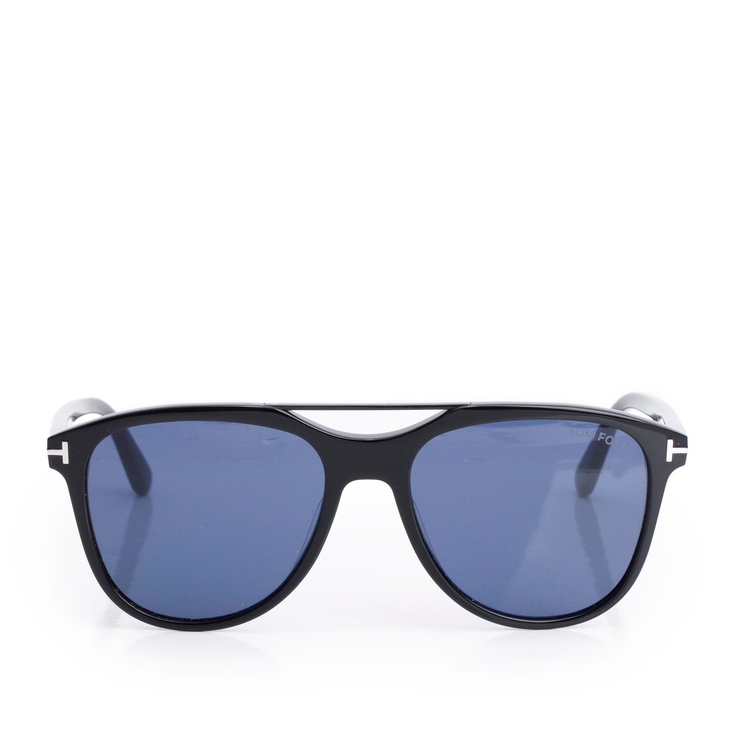 Tom Ford TF 1098 Black Acetate Damian-02 Aviator Sunglasses w/ Case & Box