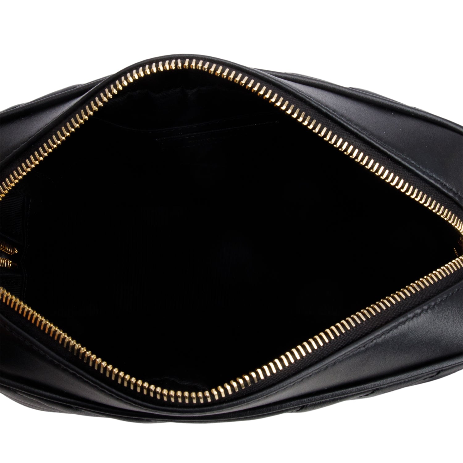 Saint Laurent 2022 Black Calfskin Matelasse Monogram Lou Camera Bag w/ Box