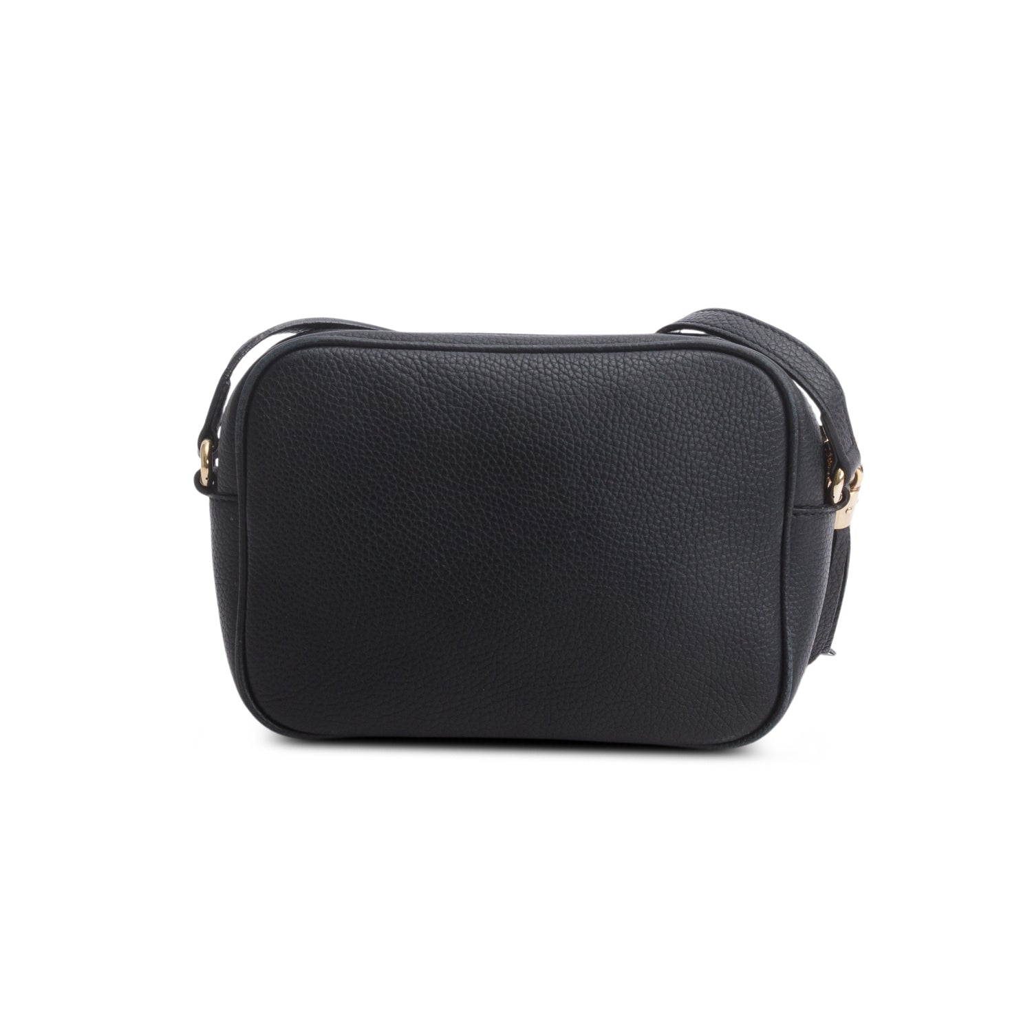 Gucci Black Pebbled Calfskin Leather Small Soho Disco Bag