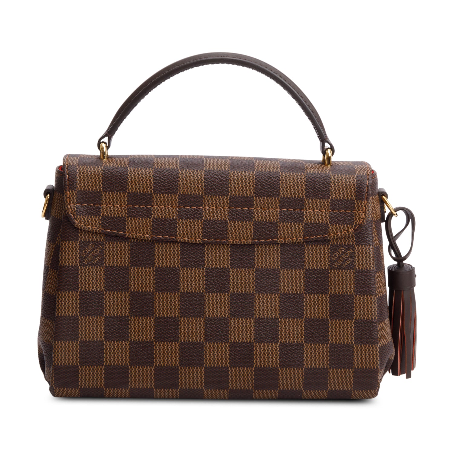 Louis Vuitton 2021 Damier Ebene Croisette w/ Box, Strap & Receipt