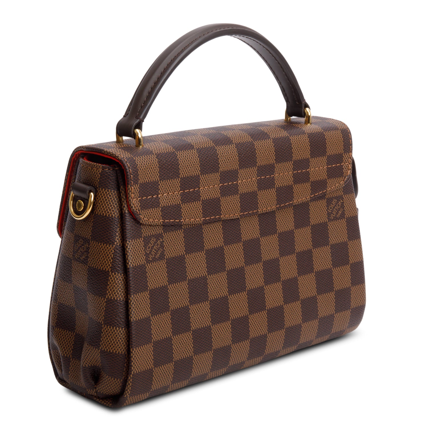 Louis Vuitton 2021 Damier Ebene Croisette w/ Box, Strap & Receipt