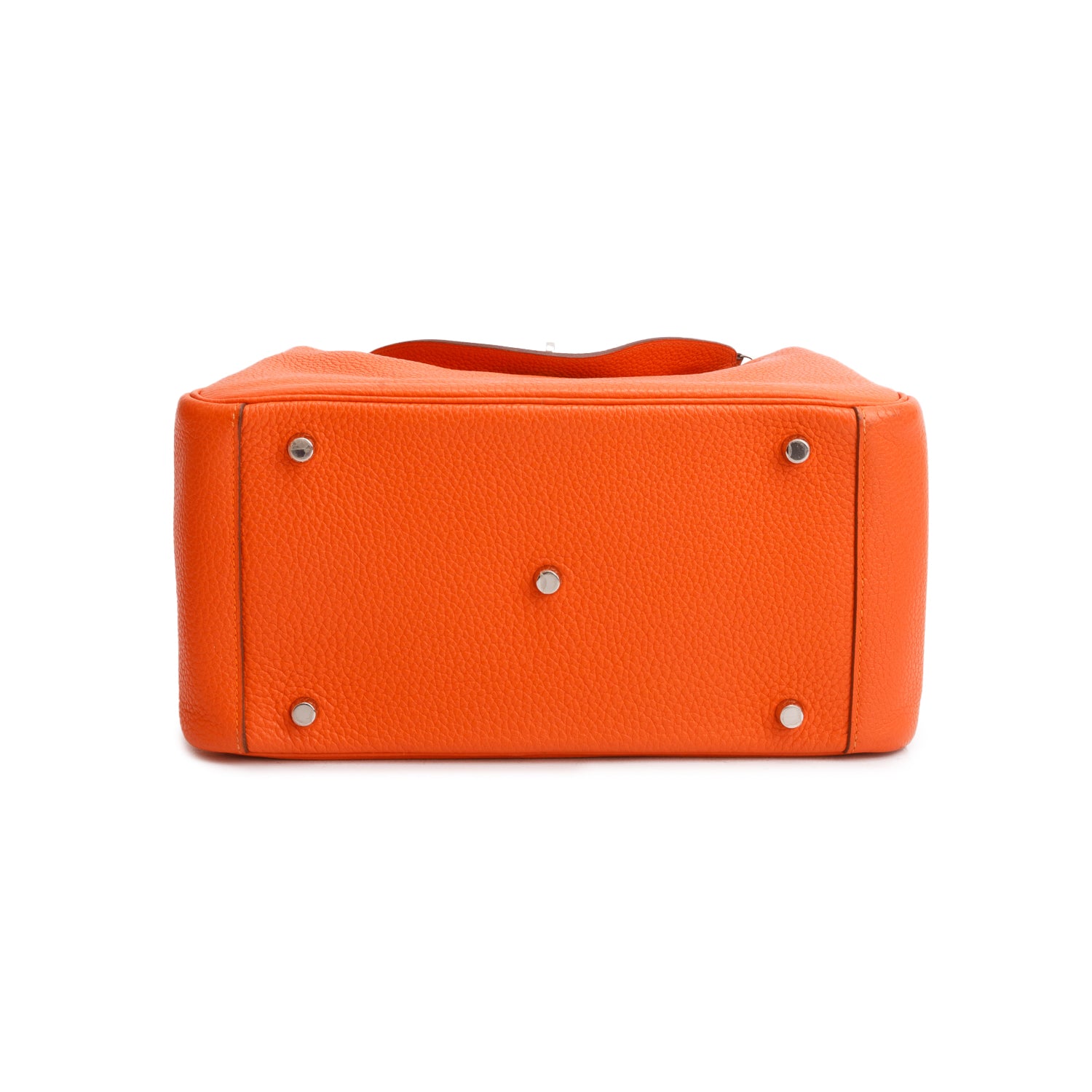 Hermes Feu Taurillon Clemence Leather Lindy 30 w/ Box