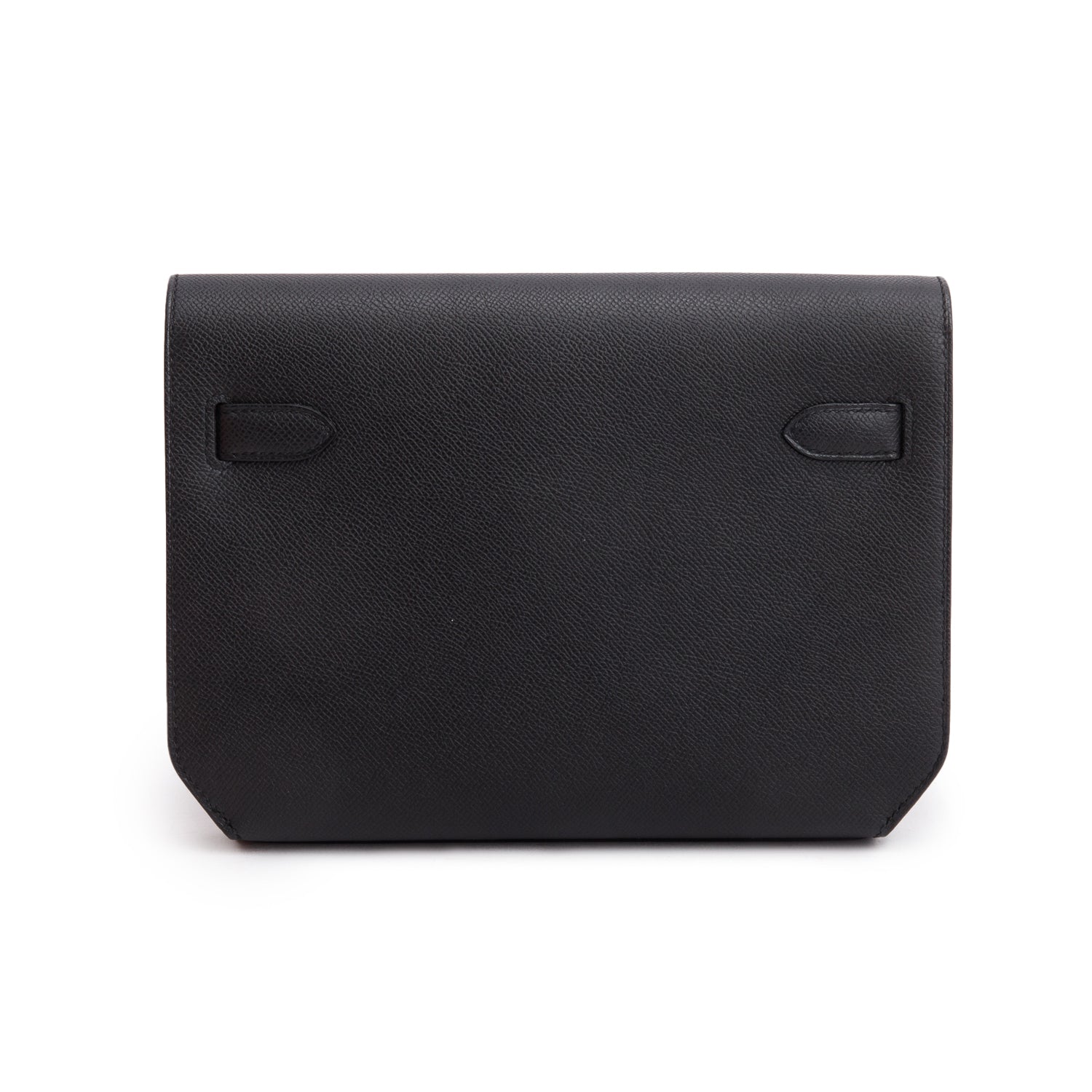 Hermes 2025 Noir Togo Kelly Depeches 25 Pouch w/ Box
