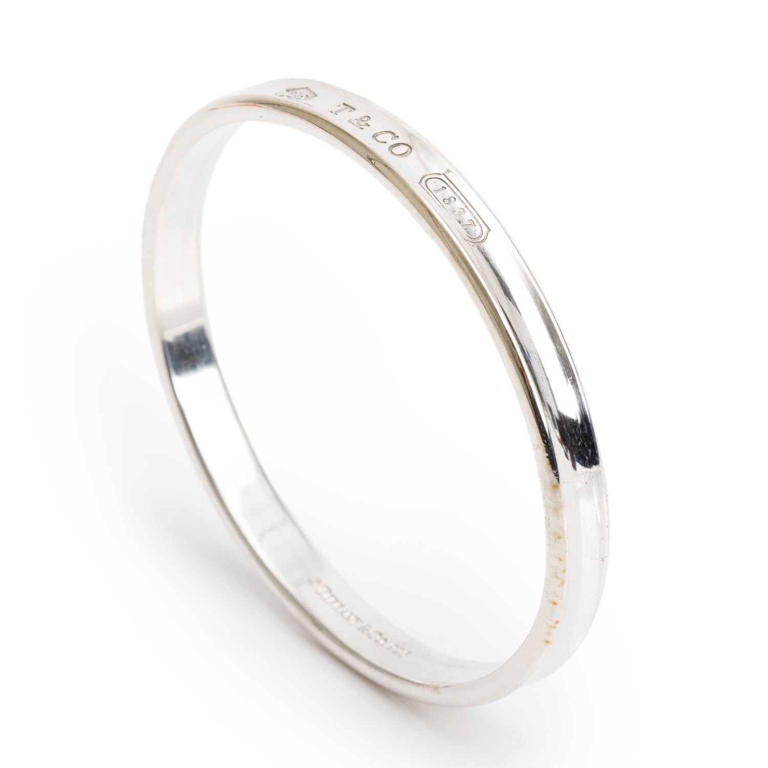 Tiffany & Co. Sterling Silver 1837 Bangle Bracelet