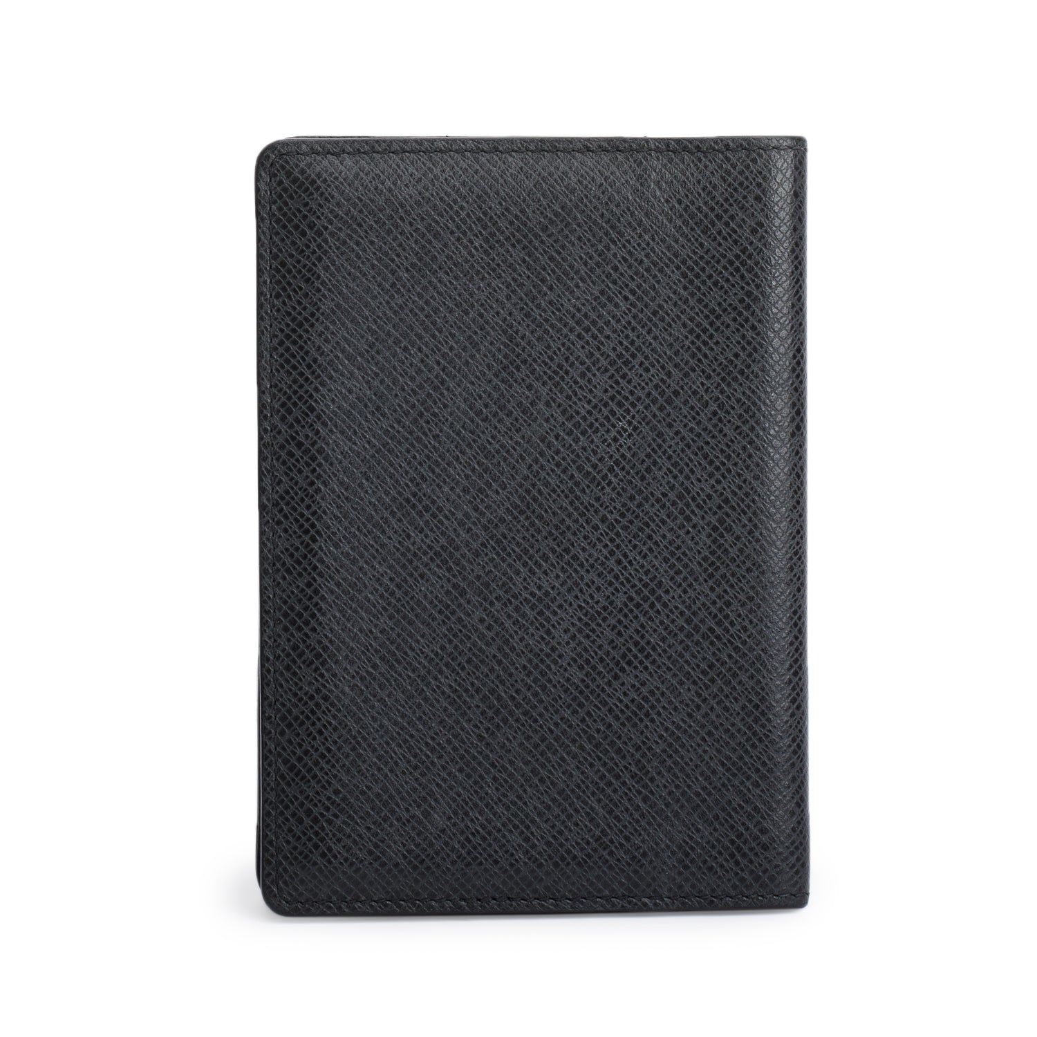 Louis Vuitton Black Taiga Leather Passport Cover