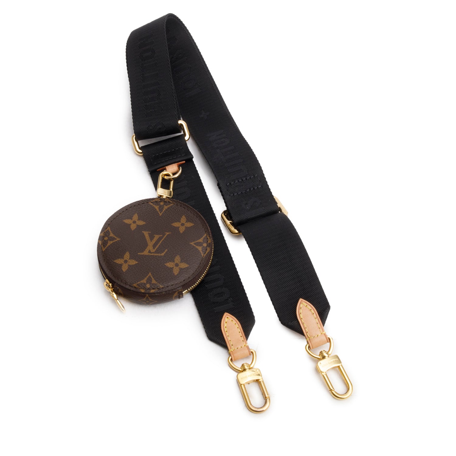 Louis Vuitton Black Monogram Multi Pochette Accessories Bandouliere Shoulder Strap