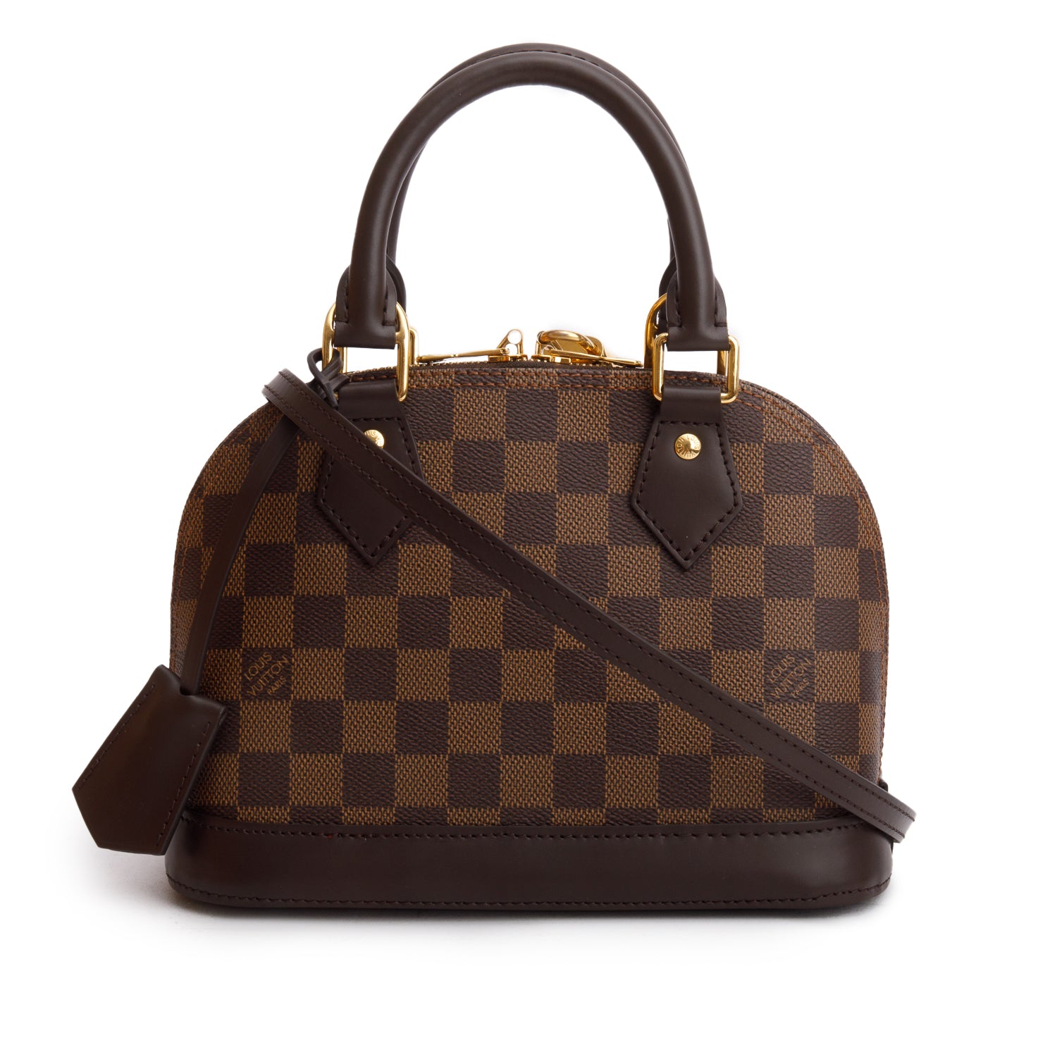 Louis Vuitton 2024 Damier Ebene Alma BB w/ Box, Strap & Receipt