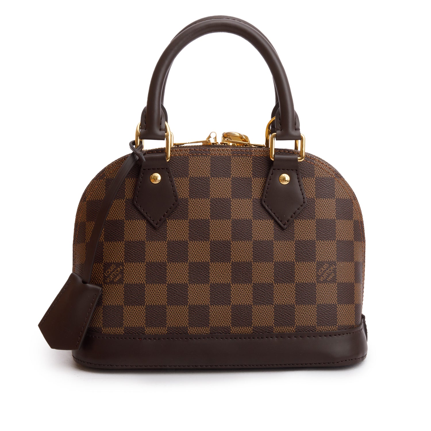 Louis Vuitton 2024 Damier Ebene Alma BB w/ Box, Strap & Receipt