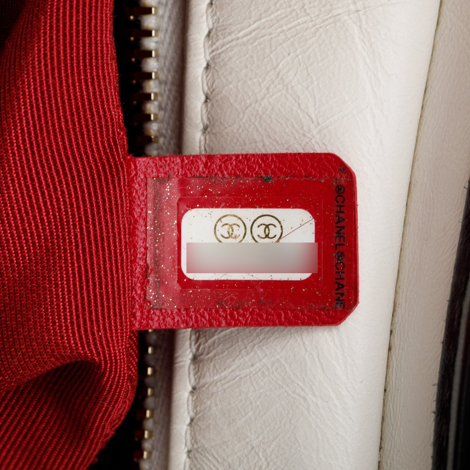 Chanel Black & White Aged Calfskin Leather Chevron Quilted Small Gabrielle Hobo w/ Authenticity Card