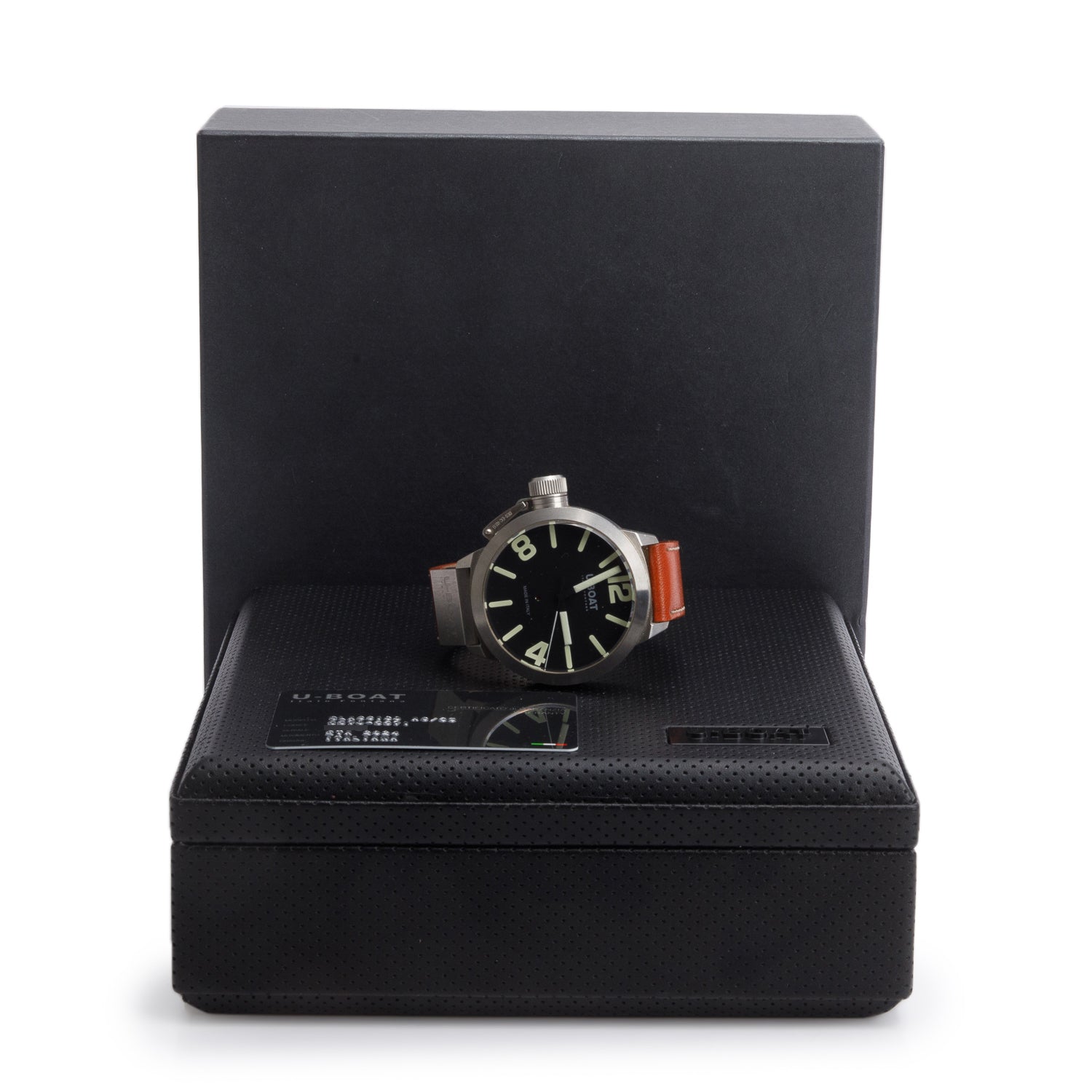 U-Boat Stainless Steel Classico 53 MM Automatic Watch w/ Box & Papers