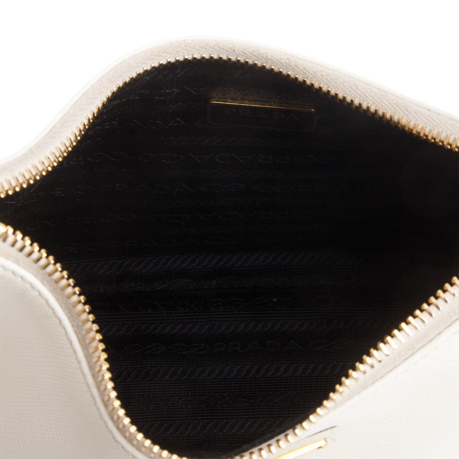 Prada Cream Saffiano Leather Re-Edition 2005 Shoulder Bag