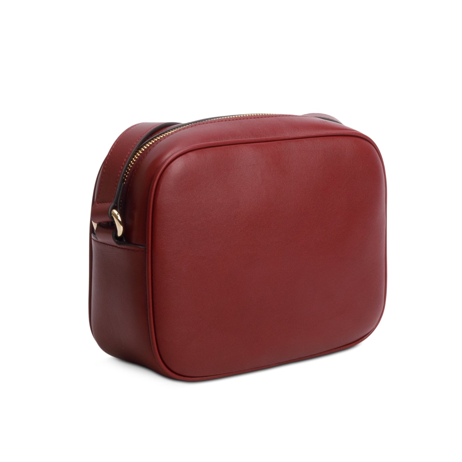 Gucci Burgundy Calfskin Leather Mini Blondie Shoulder Bag w/ Box