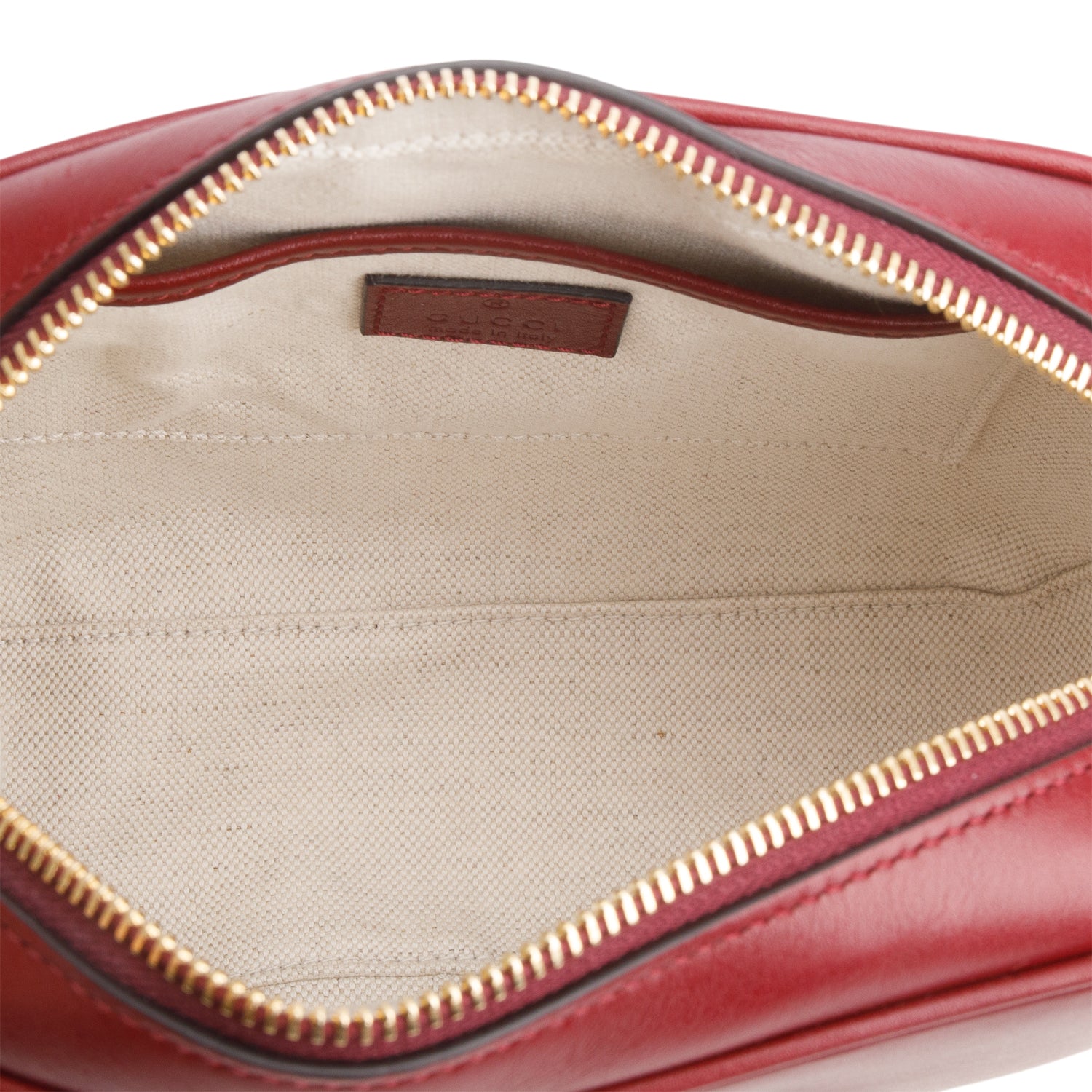 Gucci Burgundy Calfskin Leather Mini Blondie Shoulder Bag w/ Box