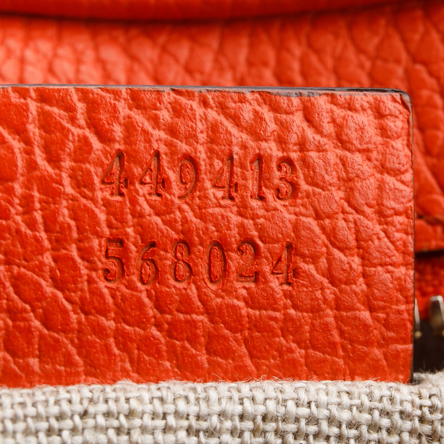 Gucci Orange Monogram Mini Bree Camera Bag