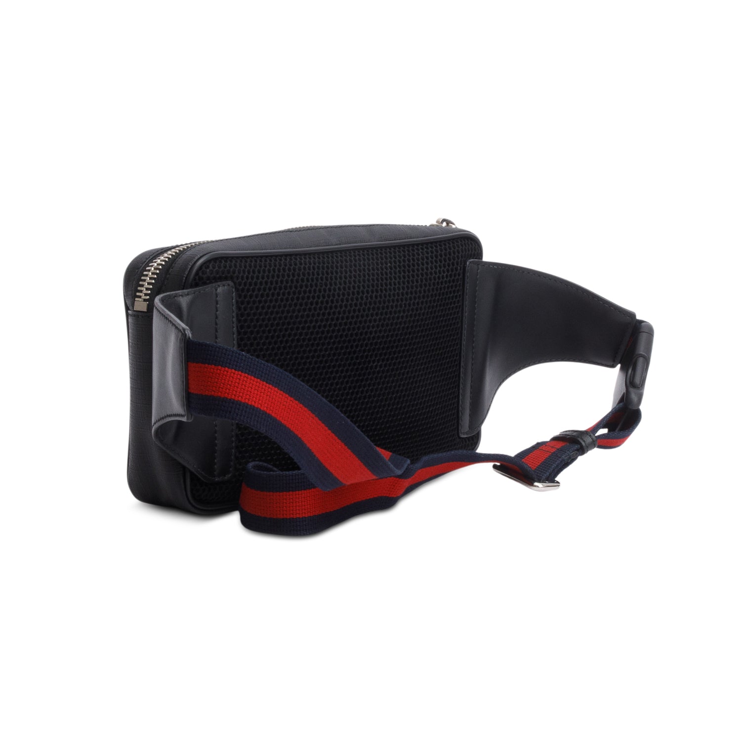 Gucci Black Soft GG Supreme Monogram Tigers Belt Bag w/ Box