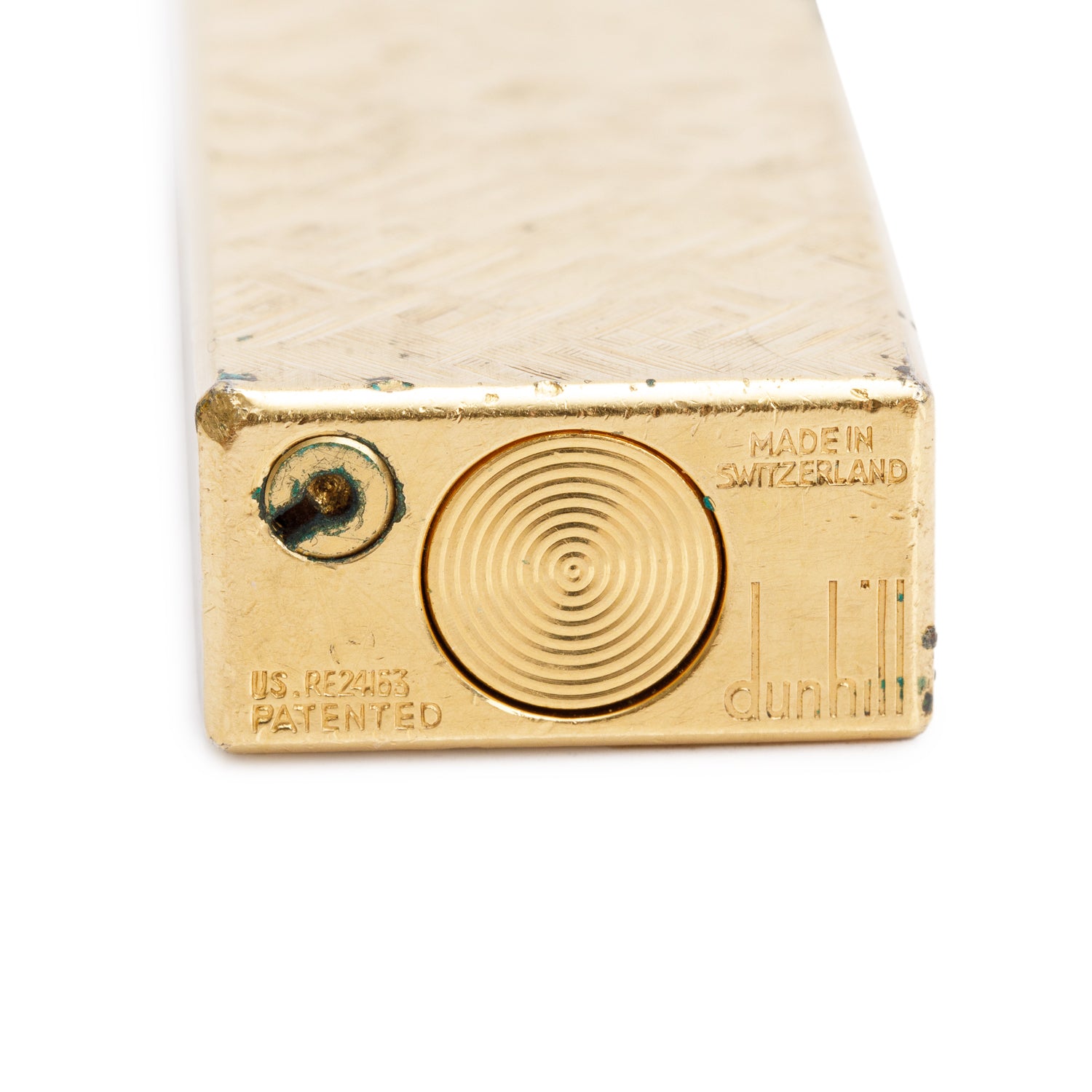 Dunhill Gold-Plated Metal Rollagas Lighter