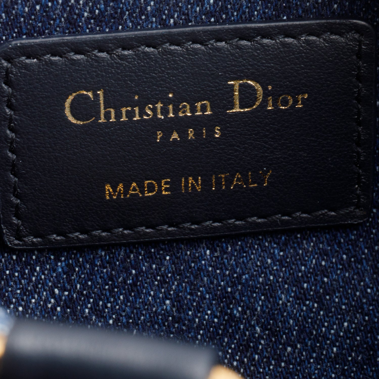 Dior 2024 Blue Oblique Jacquard Groove 17 Nano Bag w/ Strap