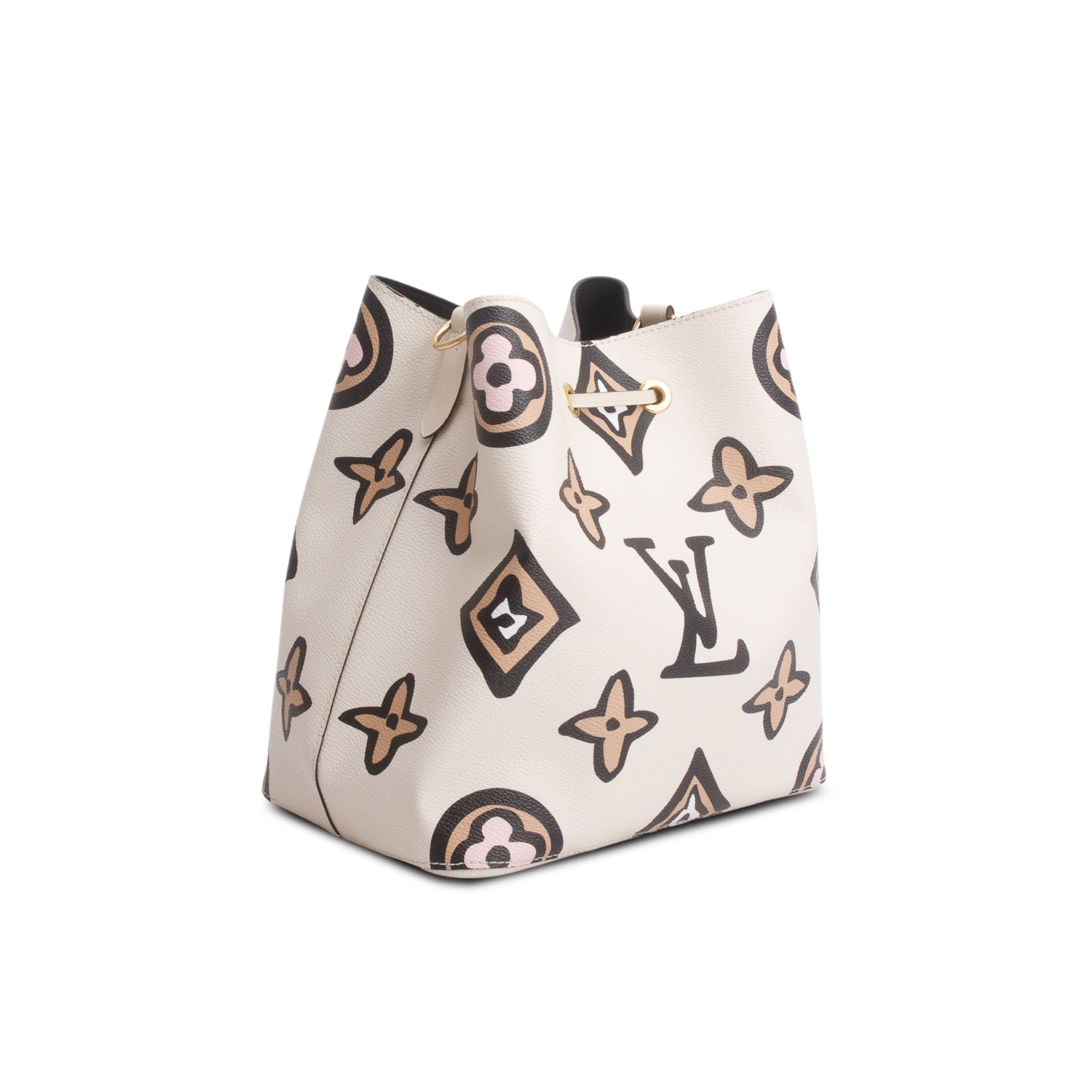 Louis Vuitton White Monogram Giant Wild at Heart Neonoe MM